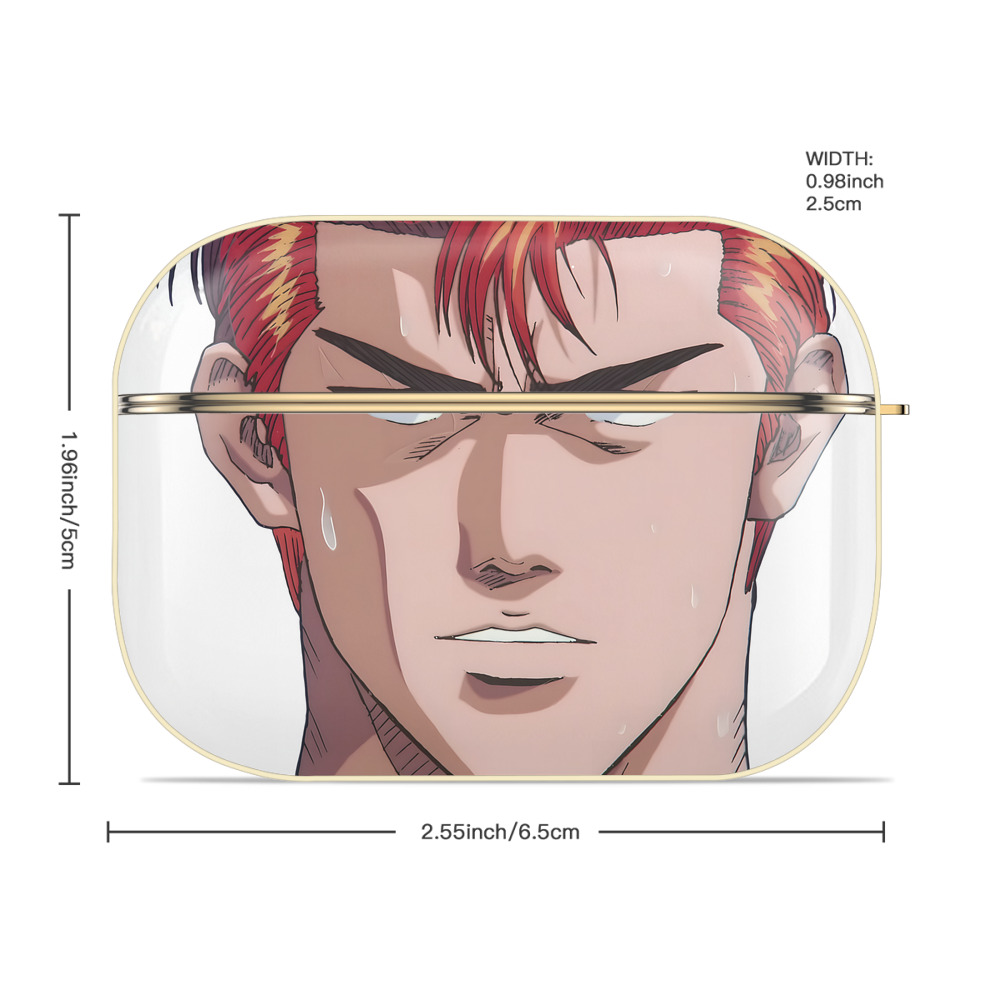SLAM DUNK／スラムダンク 【AirPods Pro用】ハードシェル保護ケース｜耐衝撃・防指紋・カラビナ付き商品仕様
