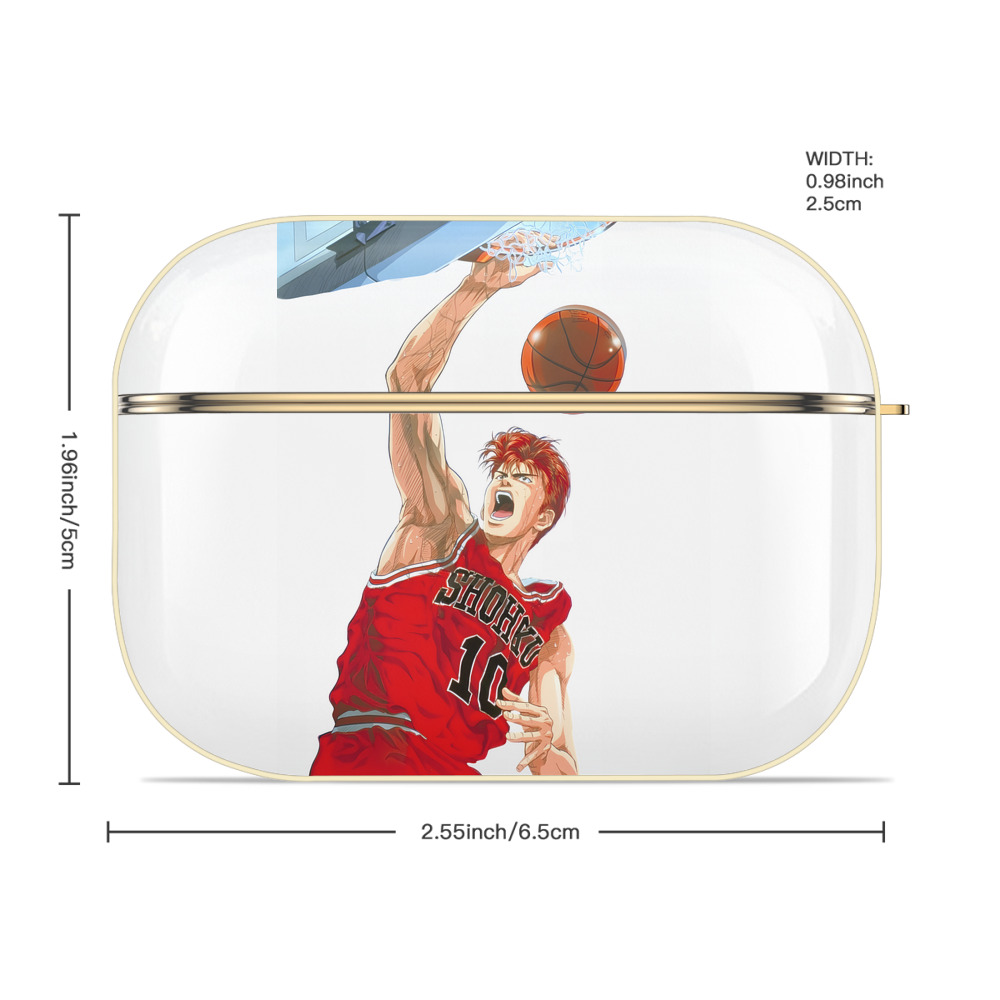 SLAM DUNK／スラムダンク 【AirPods Pro用】ハードシェル保護ケース｜耐衝撃・防指紋・カラビナ付き商品仕様