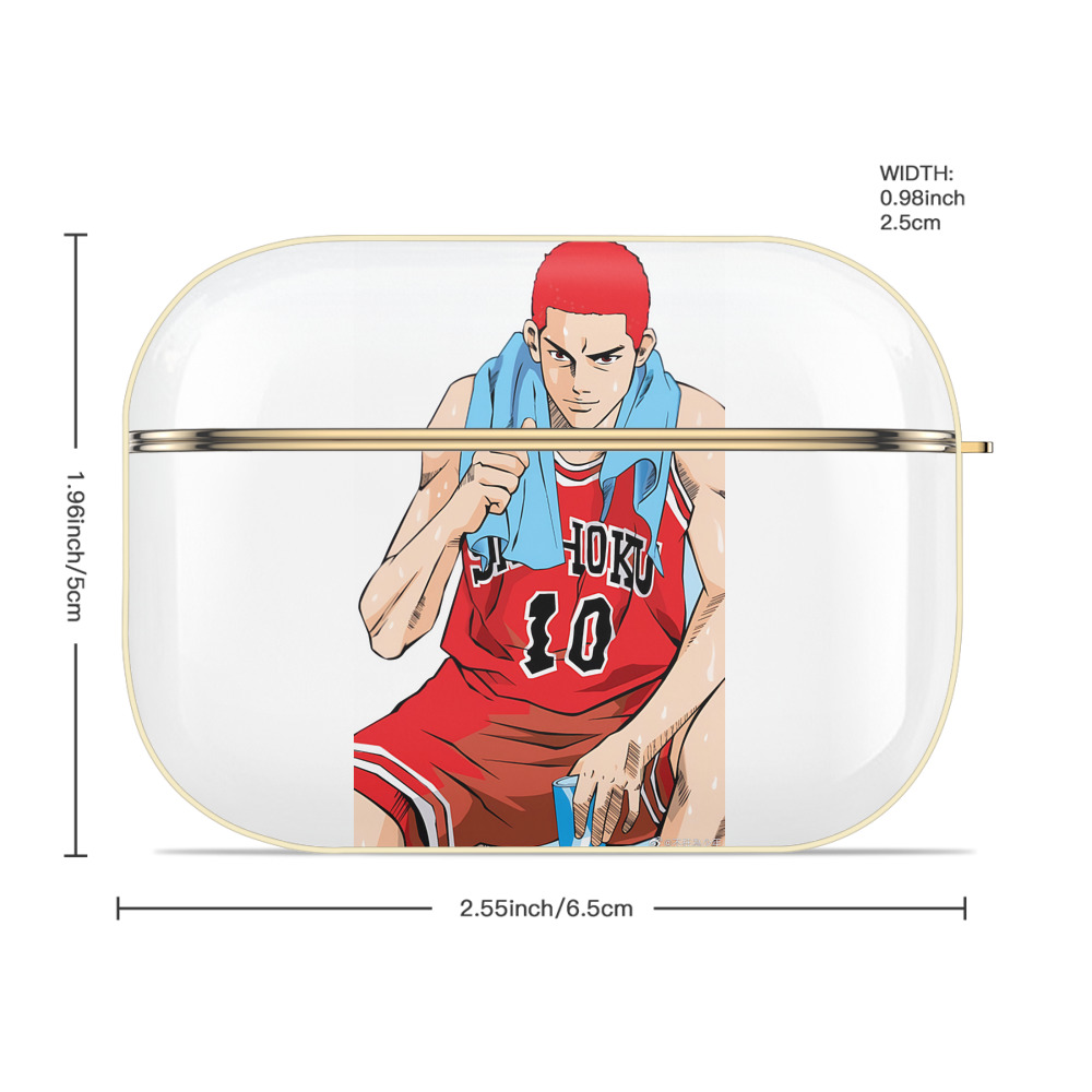 SLAM DUNK／スラムダンク 【AirPods Pro用】ハードシェル保護ケース｜耐衝撃・防指紋・カラビナ付き商品仕様