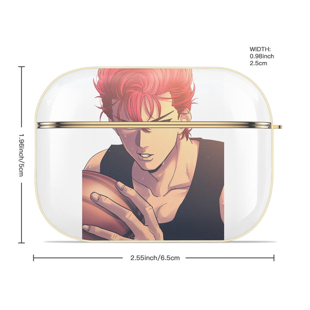 SLAM DUNK／スラムダンク 【AirPods Pro用】ハードシェル保護ケース｜耐衝撃・防指紋・カラビナ付き商品仕様