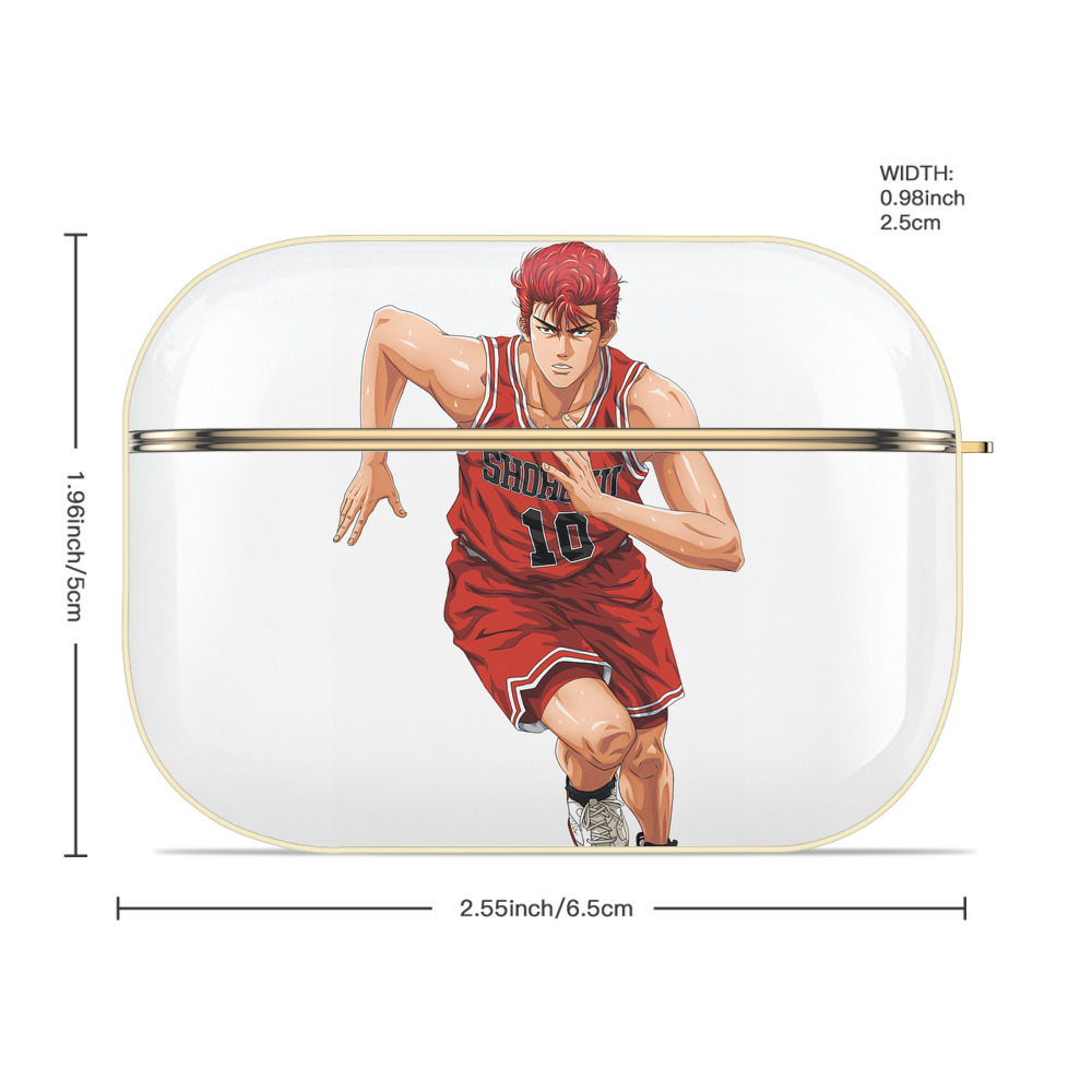 SLAM DUNK／スラムダンク 【AirPods Pro用】ハードシェル保護ケース｜耐衝撃・防指紋・カラビナ付き商品仕様