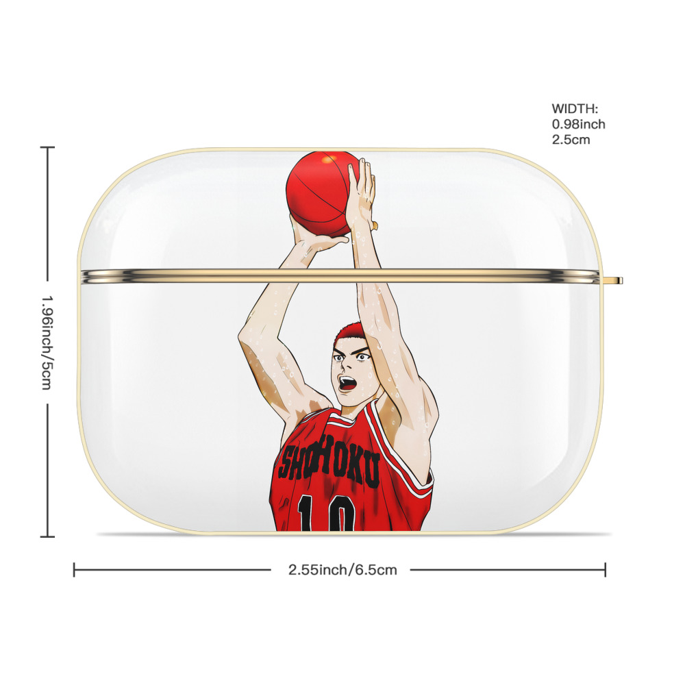 SLAM DUNK／スラムダンク 【AirPods Pro用】ハードシェル保護ケース｜耐衝撃・防指紋・カラビナ付き商品仕様