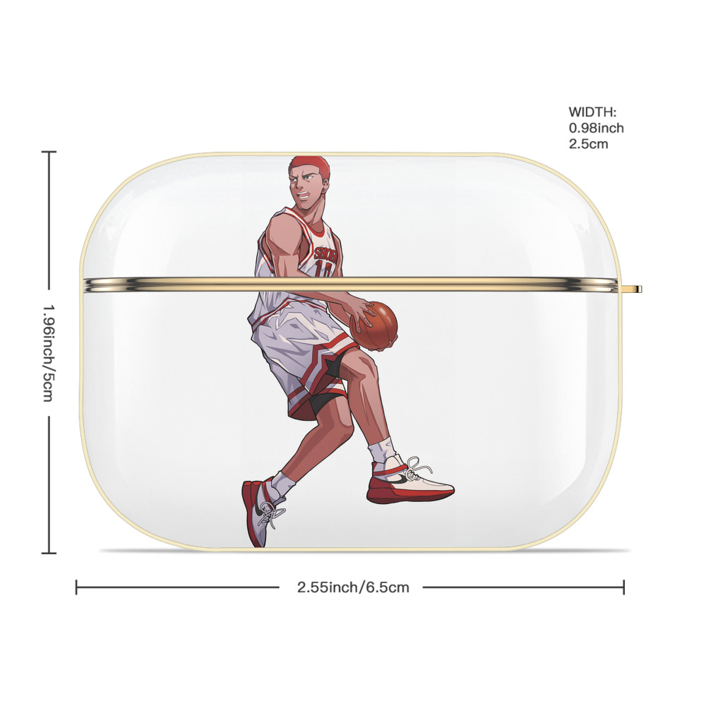 SLAM DUNK／スラムダンク 【AirPods Pro用】ハードシェル保護ケース｜耐衝撃・防指紋・カラビナ付き商品仕様