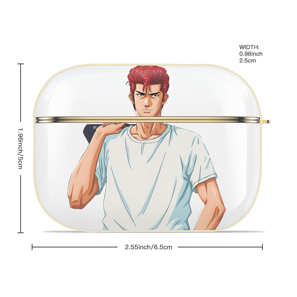 SLAM DUNK／スラムダンク 【AirPods Pro用】ハードシェル保護ケース｜耐衝撃・防指紋・カラビナ付き商品仕様