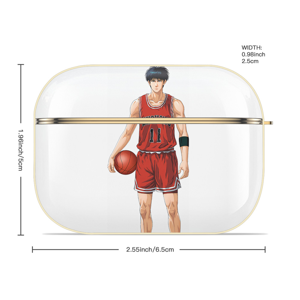SLAM DUNK／スラムダンク 【AirPods Pro用】ハードシェル保護ケース｜耐衝撃・防指紋・カラビナ付き商品仕様