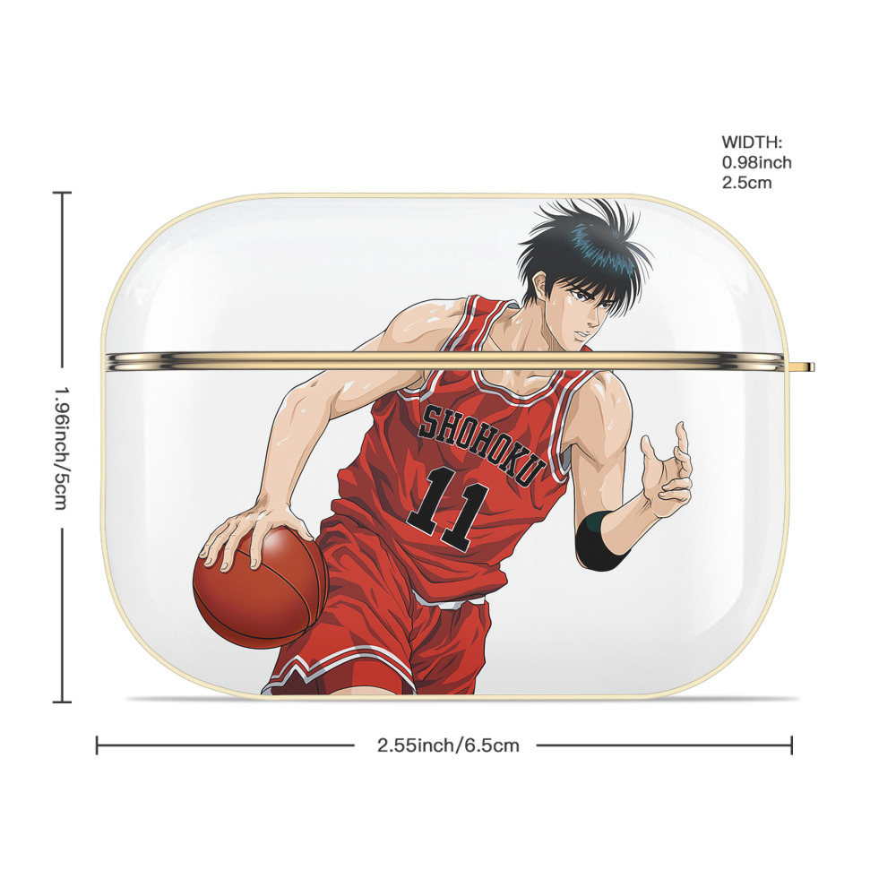 SLAM DUNK／スラムダンク 【AirPods Pro用】ハードシェル保護ケース｜耐衝撃・防指紋・カラビナ付き商品仕様