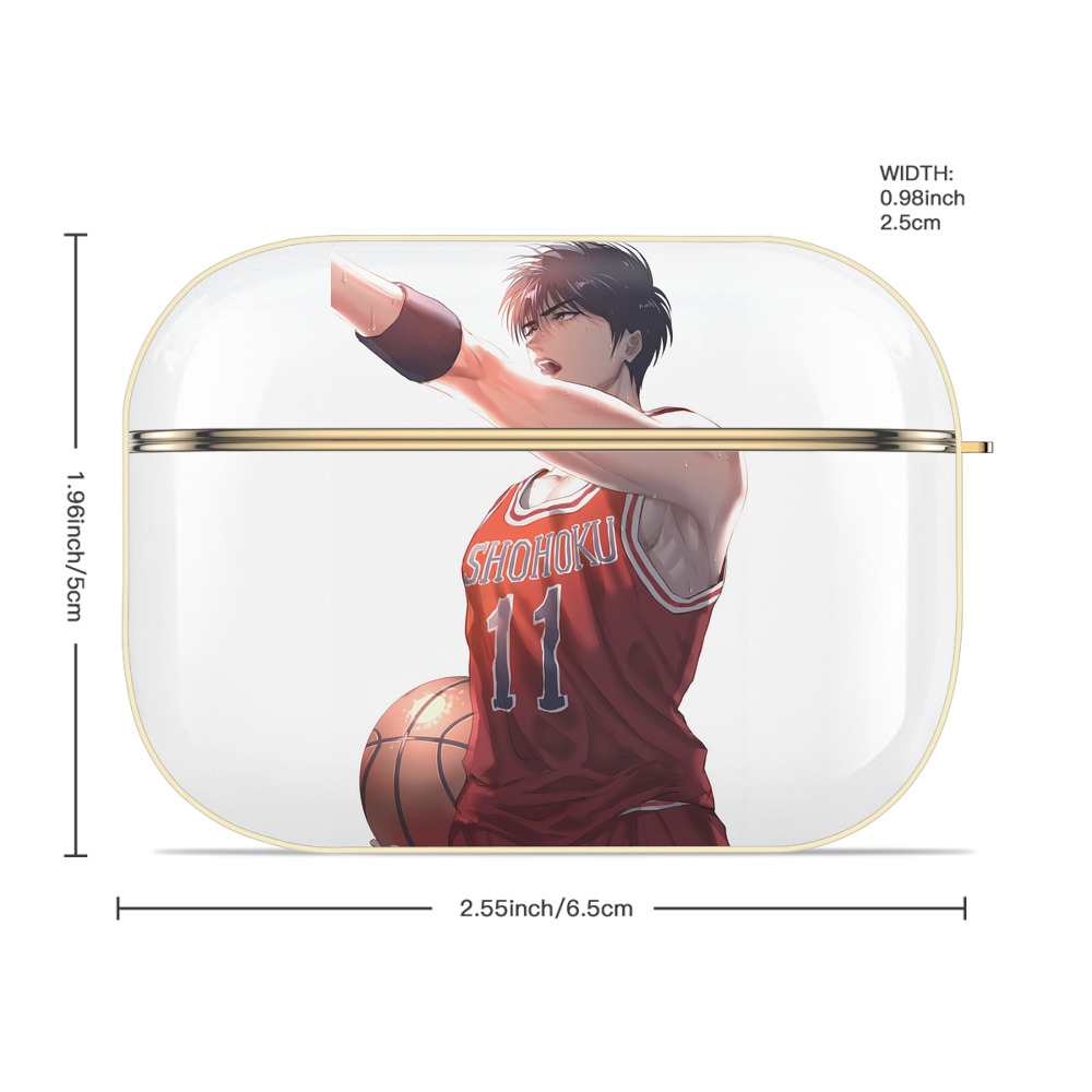 SLAM DUNK／スラムダンク 【AirPods Pro用】ハードシェル保護ケース｜耐衝撃・防指紋・カラビナ付き商品仕様