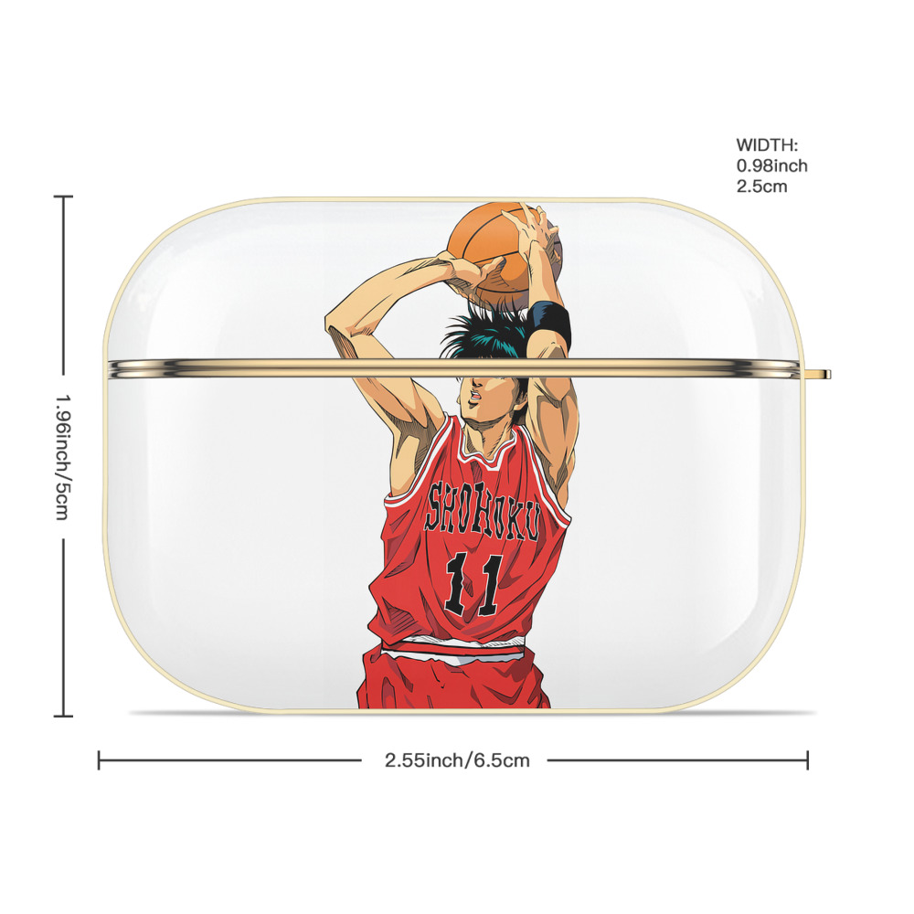 SLAM DUNK／スラムダンク 【AirPods Pro用】ハードシェル保護ケース｜耐衝撃・防指紋・カラビナ付き商品仕様