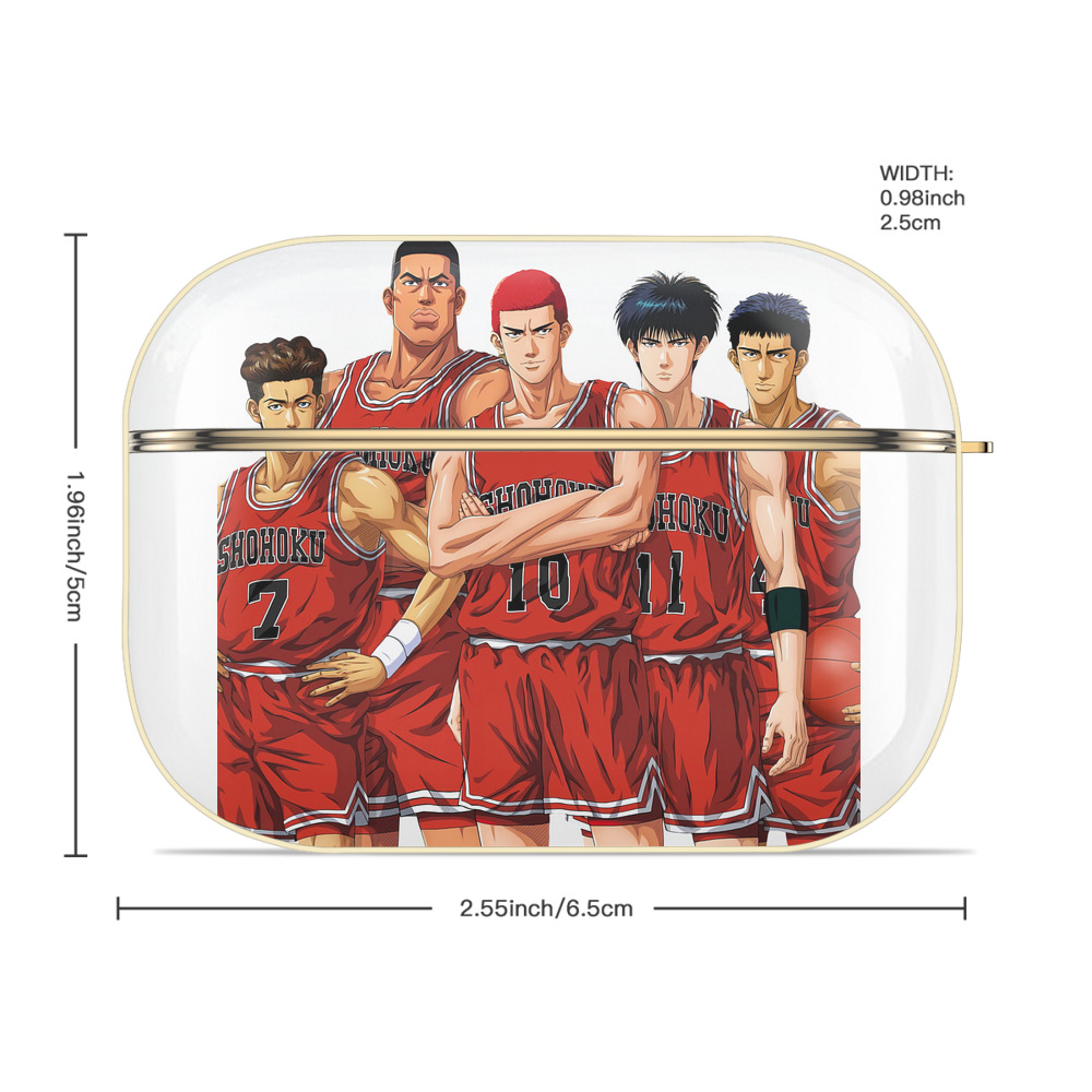 SLAM DUNK／スラムダンク 【AirPods Pro用】ハードシェル保護ケース｜耐衝撃・防指紋・カラビナ付き商品仕様