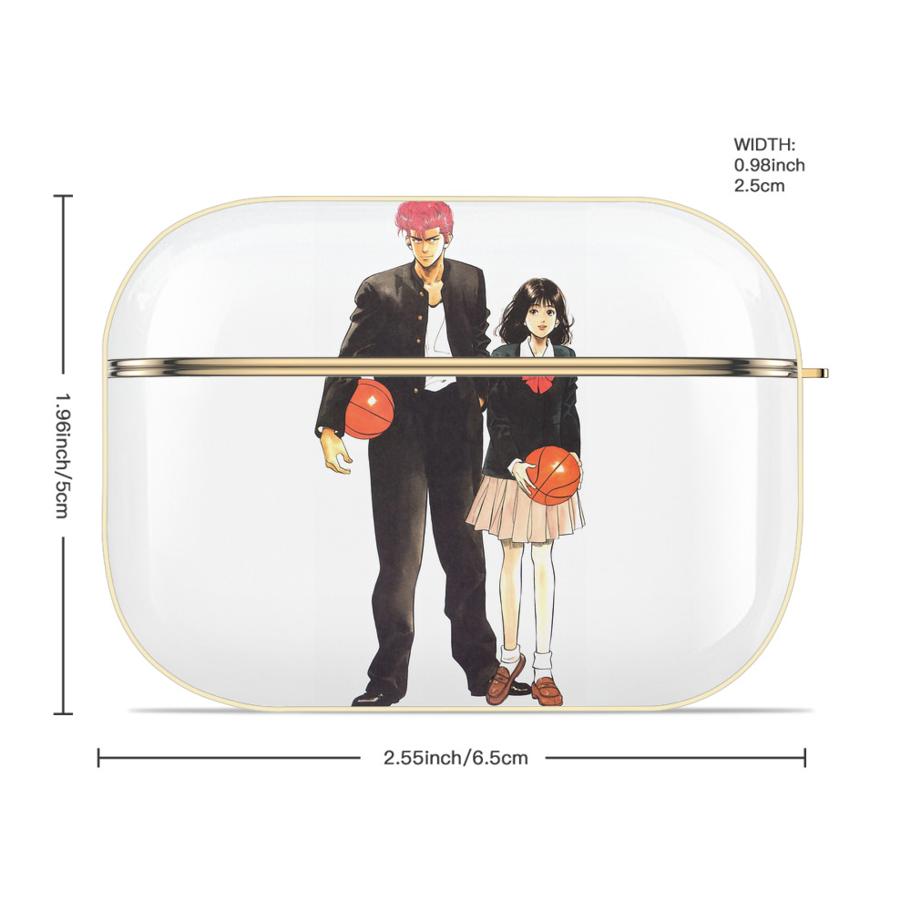SLAM DUNK／スラムダンク 【AirPods Pro用】ハードシェル保護ケース｜耐衝撃・防指紋・カラビナ付き商品仕様