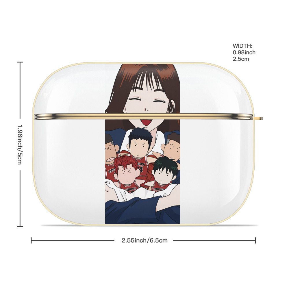 SLAM DUNK／スラムダンク 【AirPods Pro用】ハードシェル保護ケース｜耐衝撃・防指紋・カラビナ付き商品仕様