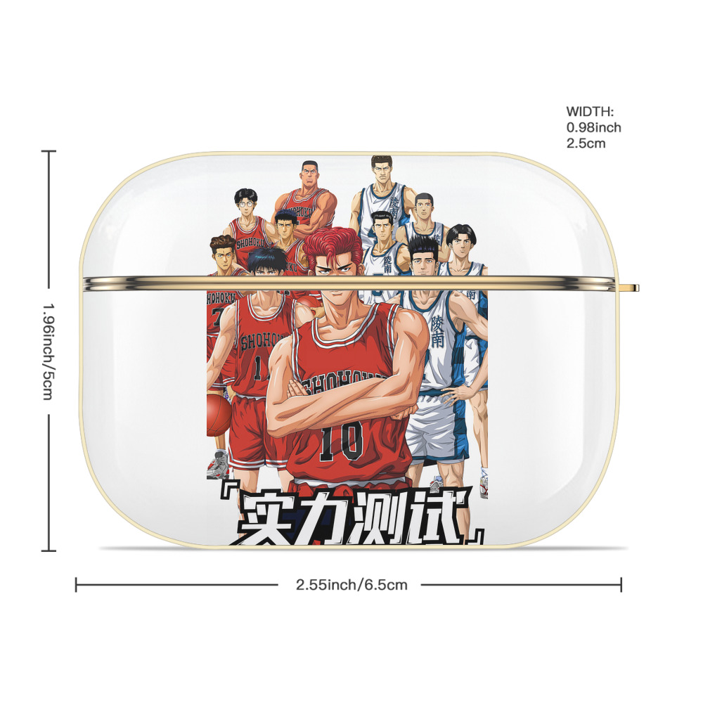 SLAM DUNK／スラムダンク 【AirPods Pro用】ハードシェル保護ケース｜耐衝撃・防指紋・カラビナ付き商品仕様