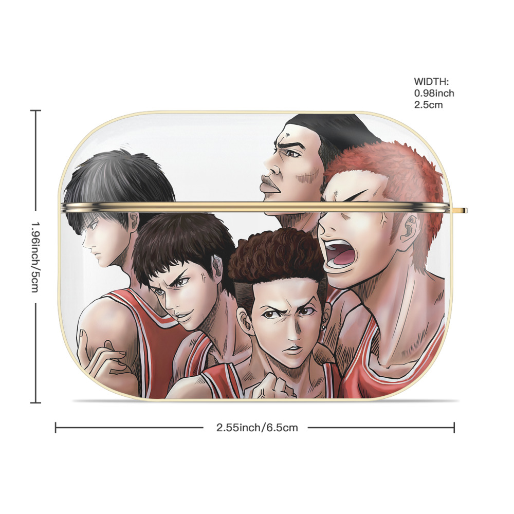 SLAM DUNK／スラムダンク 【AirPods Pro用】ハードシェル保護ケース｜耐衝撃・防指紋・カラビナ付き商品仕様