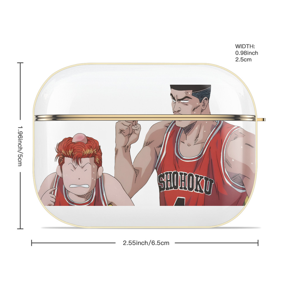 SLAM DUNK／スラムダンク 【AirPods Pro用】ハードシェル保護ケース｜耐衝撃・防指紋・カラビナ付き商品仕様