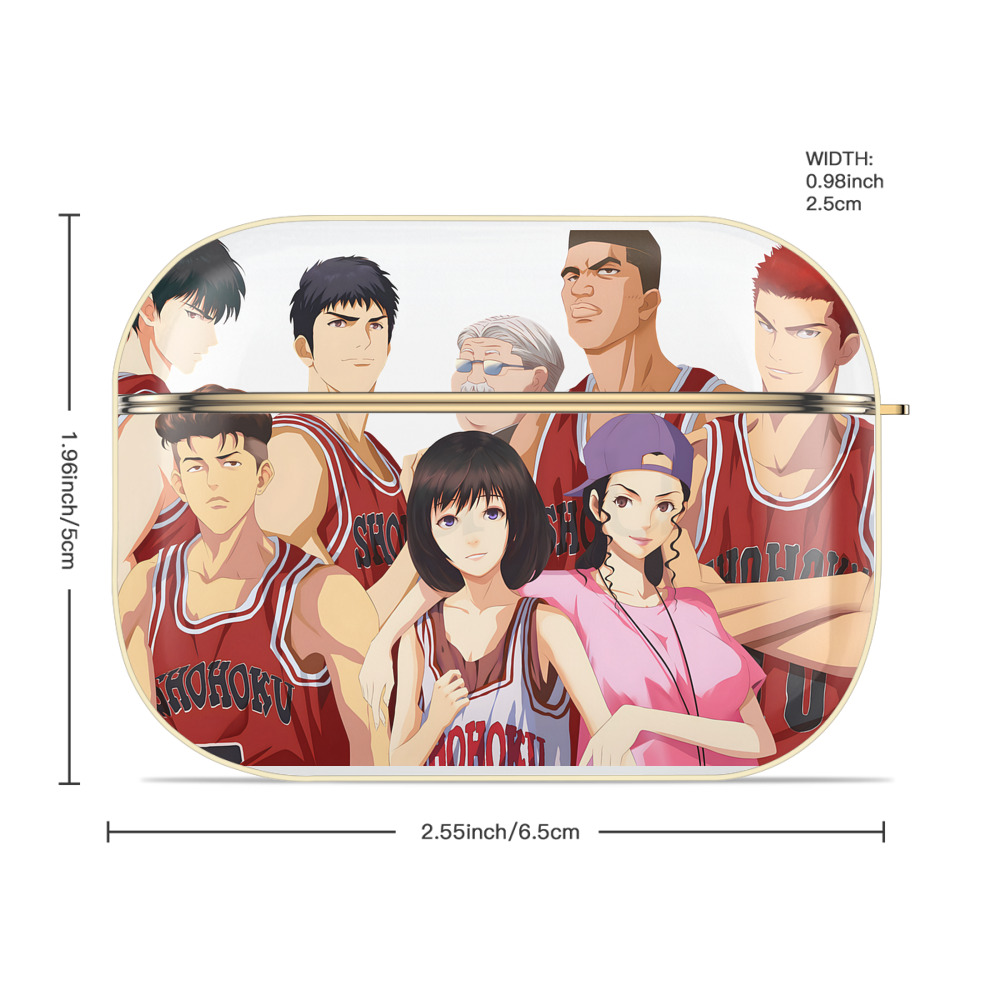 SLAM DUNK／スラムダンク 【AirPods Pro用】ハードシェル保護ケース｜耐衝撃・防指紋・カラビナ付き商品仕様