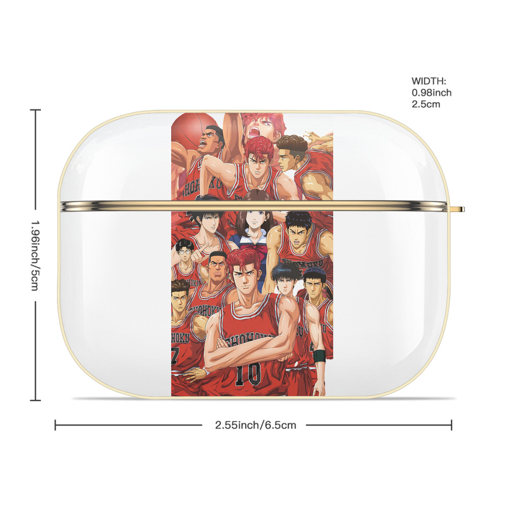 SLAM DUNK／スラムダンク 【AirPods Pro用】ハードシェル保護ケース｜耐衝撃・防指紋・カラビナ付き商品仕様