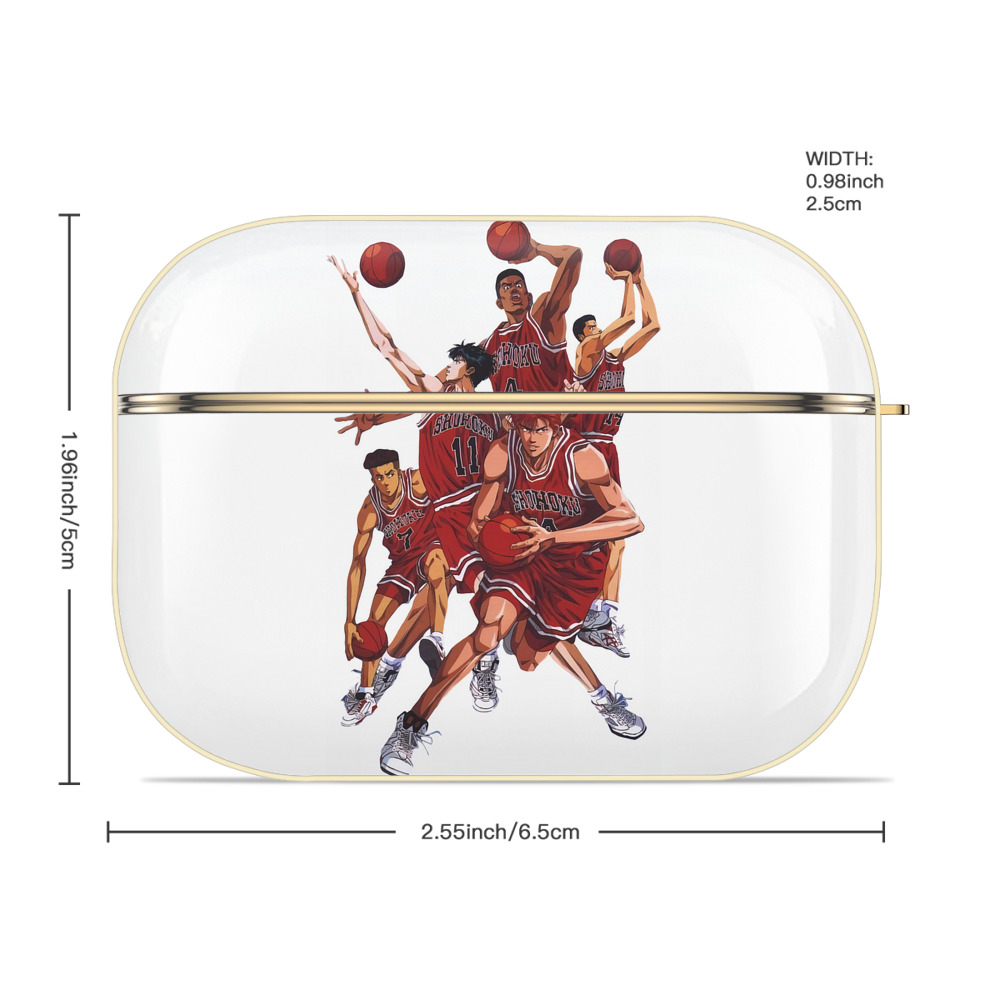 SLAM DUNK／スラムダンク 【AirPods Pro用】ハードシェル保護ケース｜耐衝撃・防指紋・カラビナ付き商品仕様