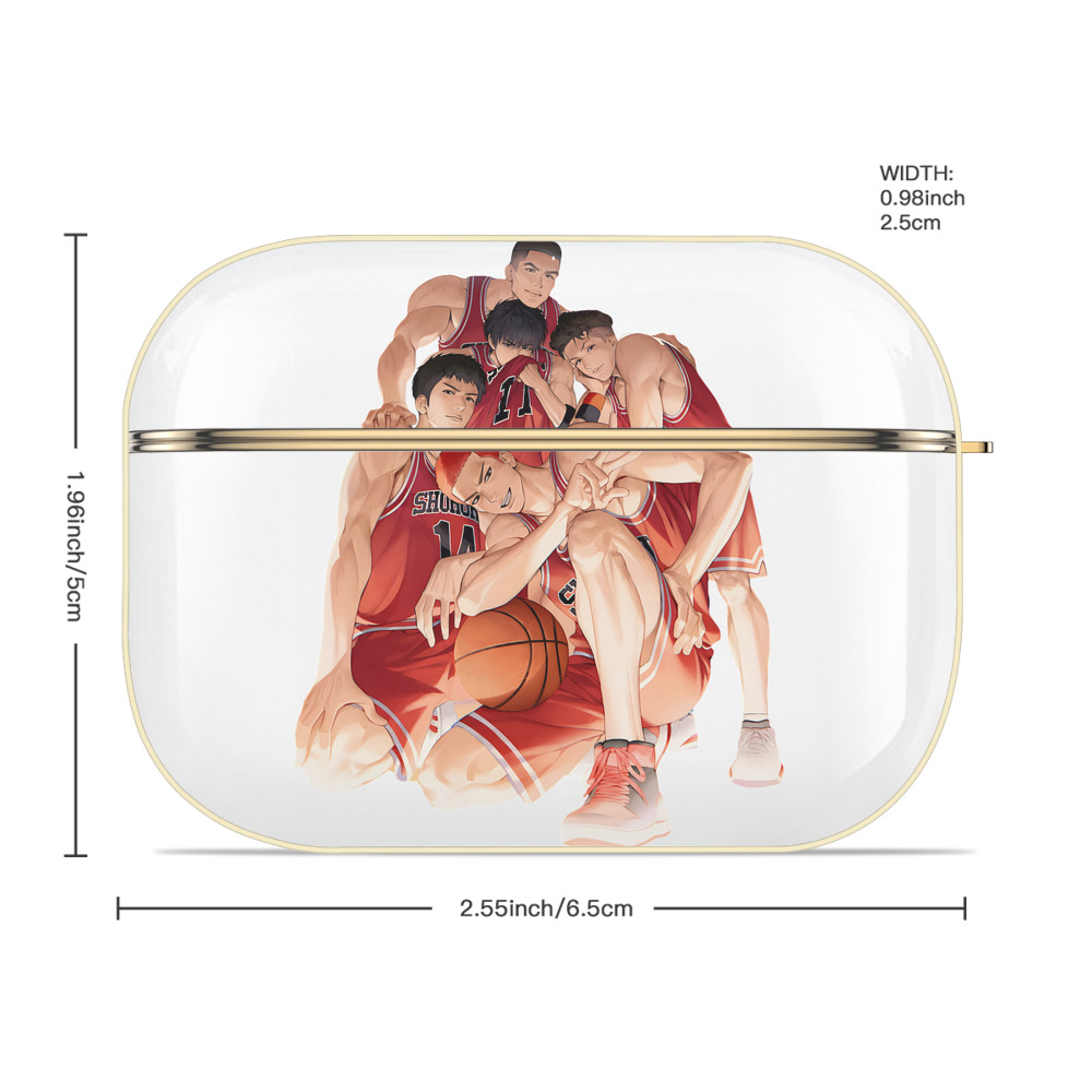 SLAM DUNK／スラムダンク 【AirPods Pro用】ハードシェル保護ケース｜耐衝撃・防指紋・カラビナ付き商品仕様