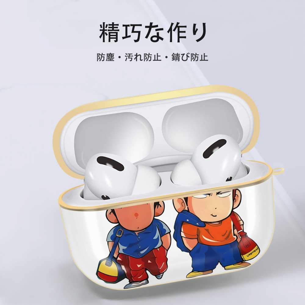 SLAM DUNK／スラムダンク 【AirPods Pro用】ハードシェル保護ケース｜耐衝撃・防指紋・カラビナ付き商品仕様