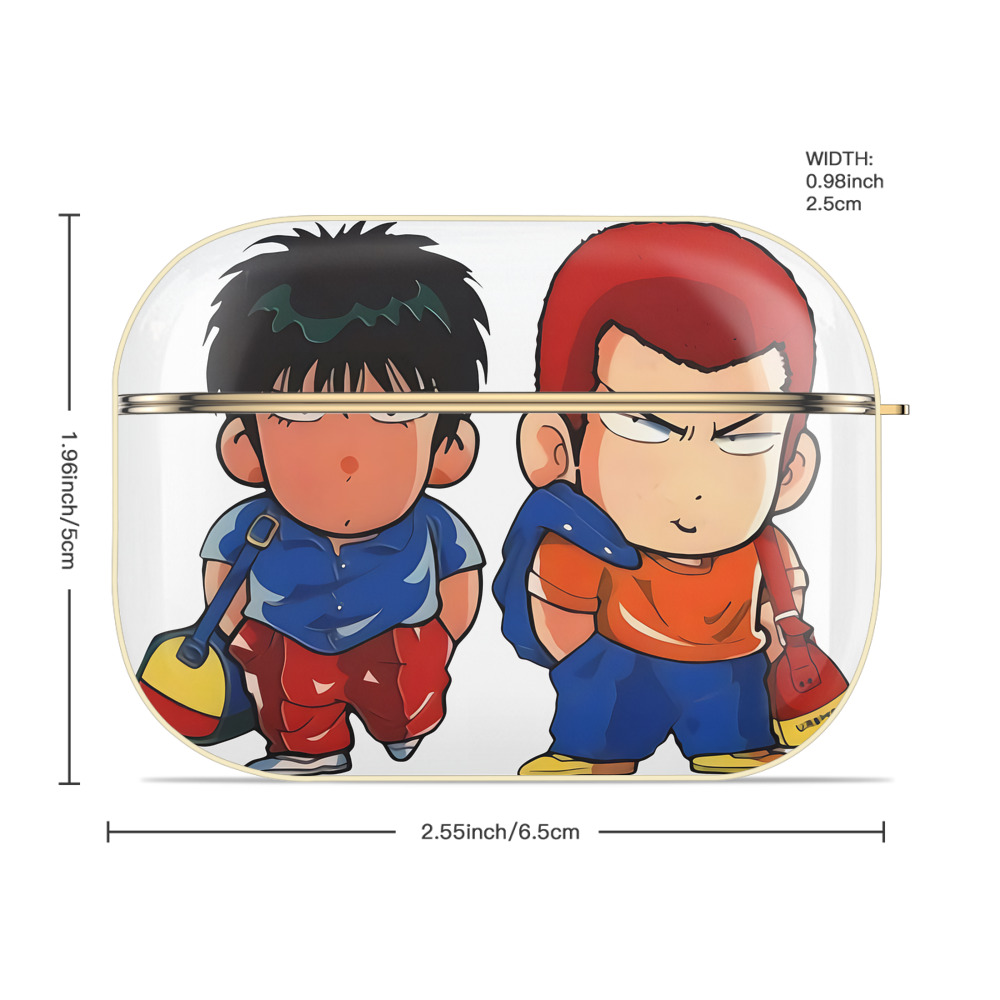 SLAM DUNK／スラムダンク 【AirPods Pro用】ハードシェル保護ケース｜耐衝撃・防指紋・カラビナ付き商品仕様