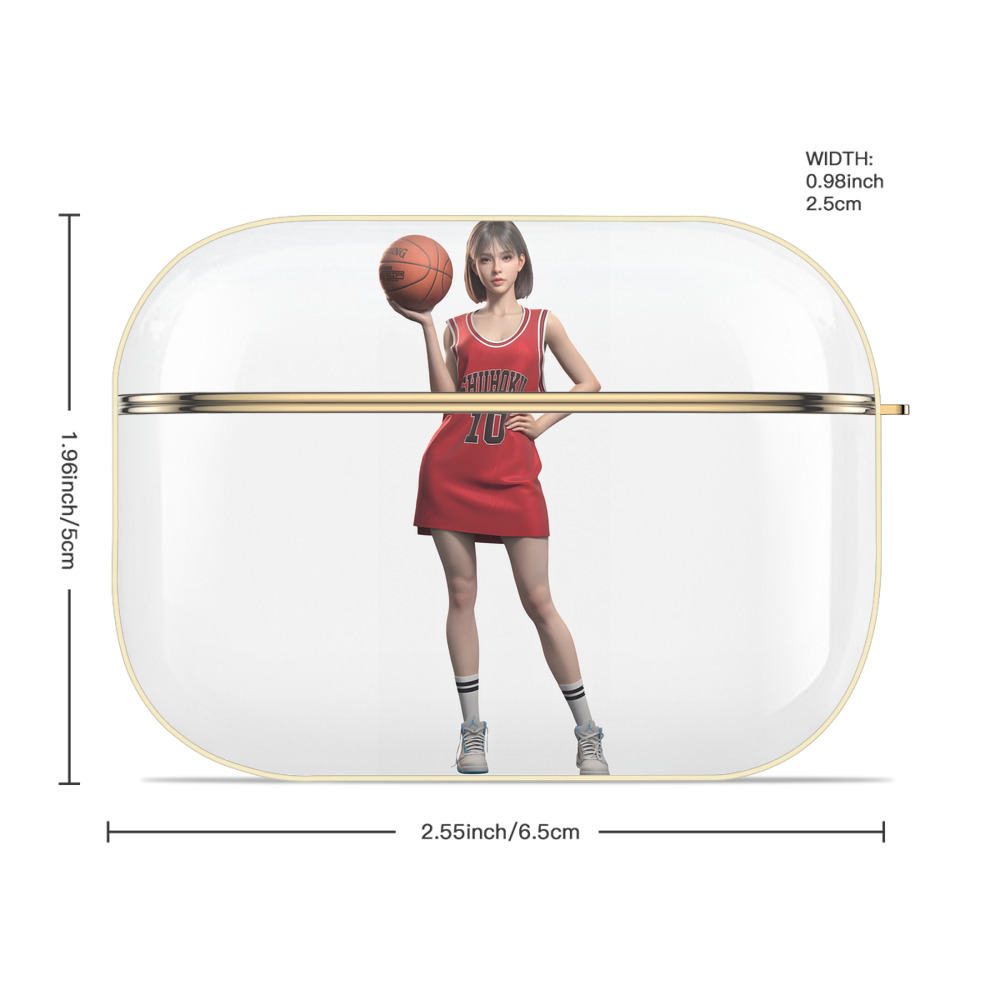 SLAM DUNK／スラムダンク 【AirPods Pro用】ハードシェル保護ケース｜耐衝撃・防指紋・カラビナ付き商品仕様
