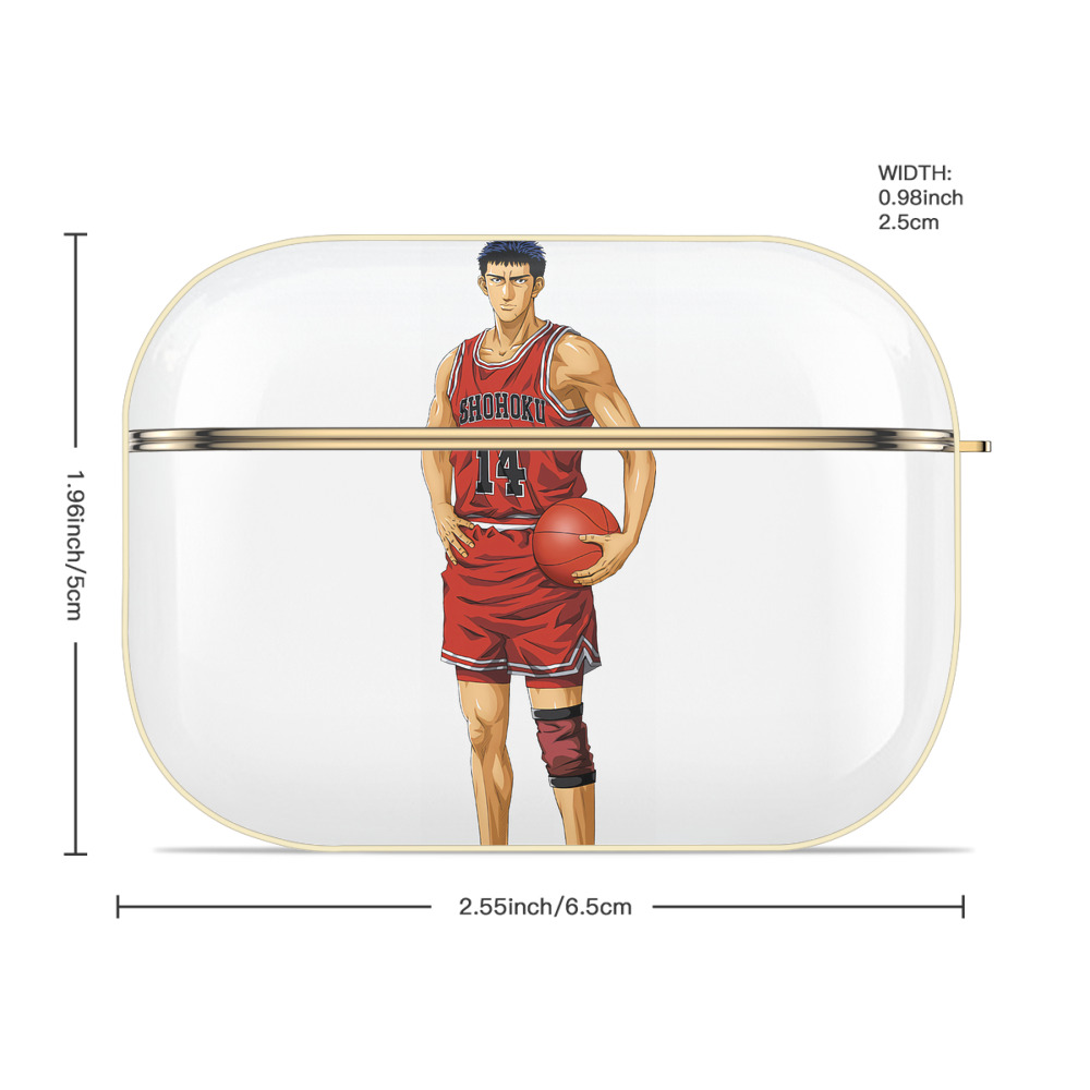 SLAM DUNK／スラムダンク 【AirPods Pro用】ハードシェル保護ケース｜耐衝撃・防指紋・カラビナ付き商品仕様