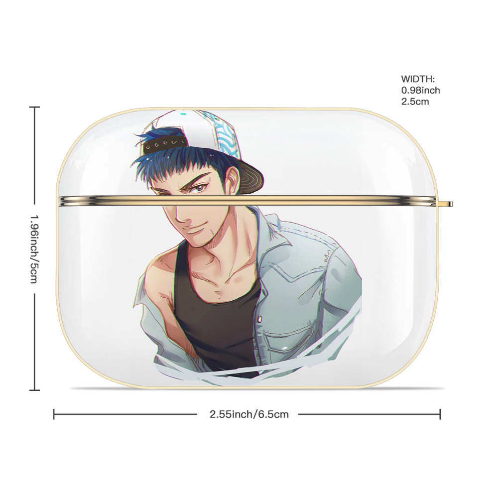 SLAM DUNK／スラムダンク 【AirPods Pro用】ハードシェル保護ケース｜耐衝撃・防指紋・カラビナ付き商品仕様