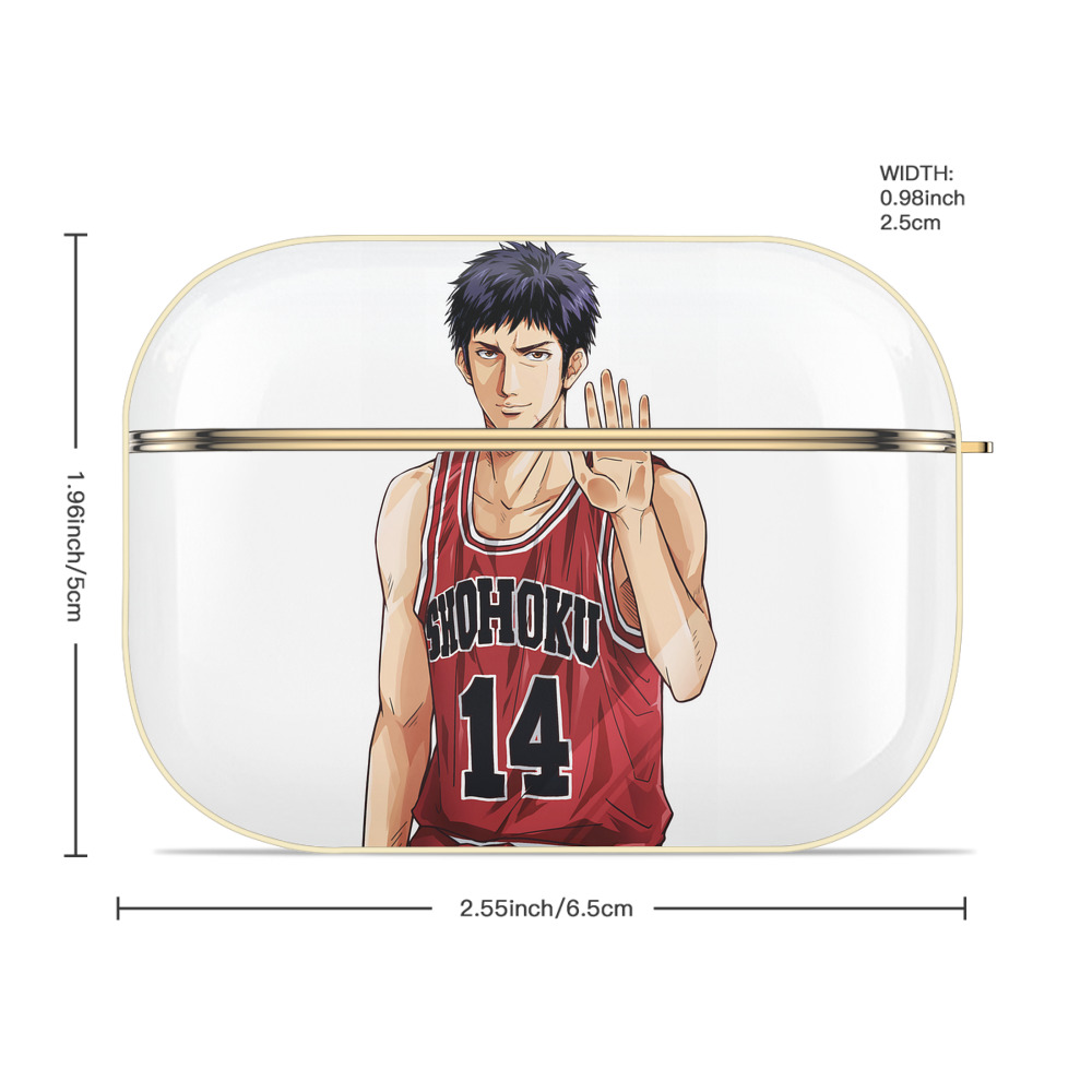 SLAM DUNK／スラムダンク 【AirPods Pro用】ハードシェル保護ケース｜耐衝撃・防指紋・カラビナ付き商品仕様