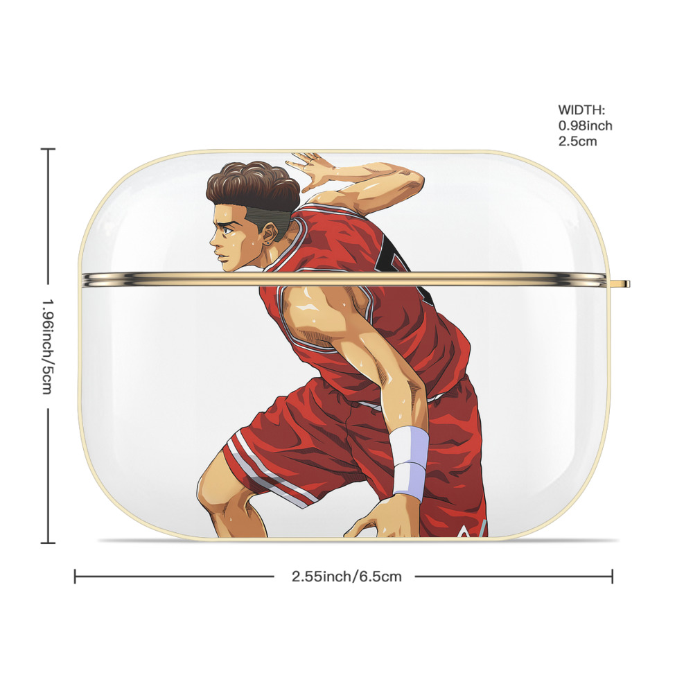 SLAM DUNK／スラムダンク 【AirPods Pro用】ハードシェル保護ケース｜耐衝撃・防指紋・カラビナ付き商品仕様