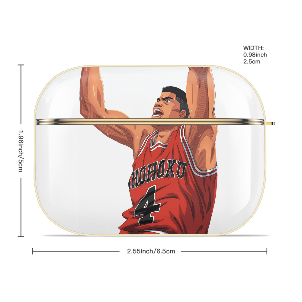 SLAM DUNK／スラムダンク 【AirPods Pro用】ハードシェル保護ケース｜耐衝撃・防指紋・カラビナ付き商品仕様