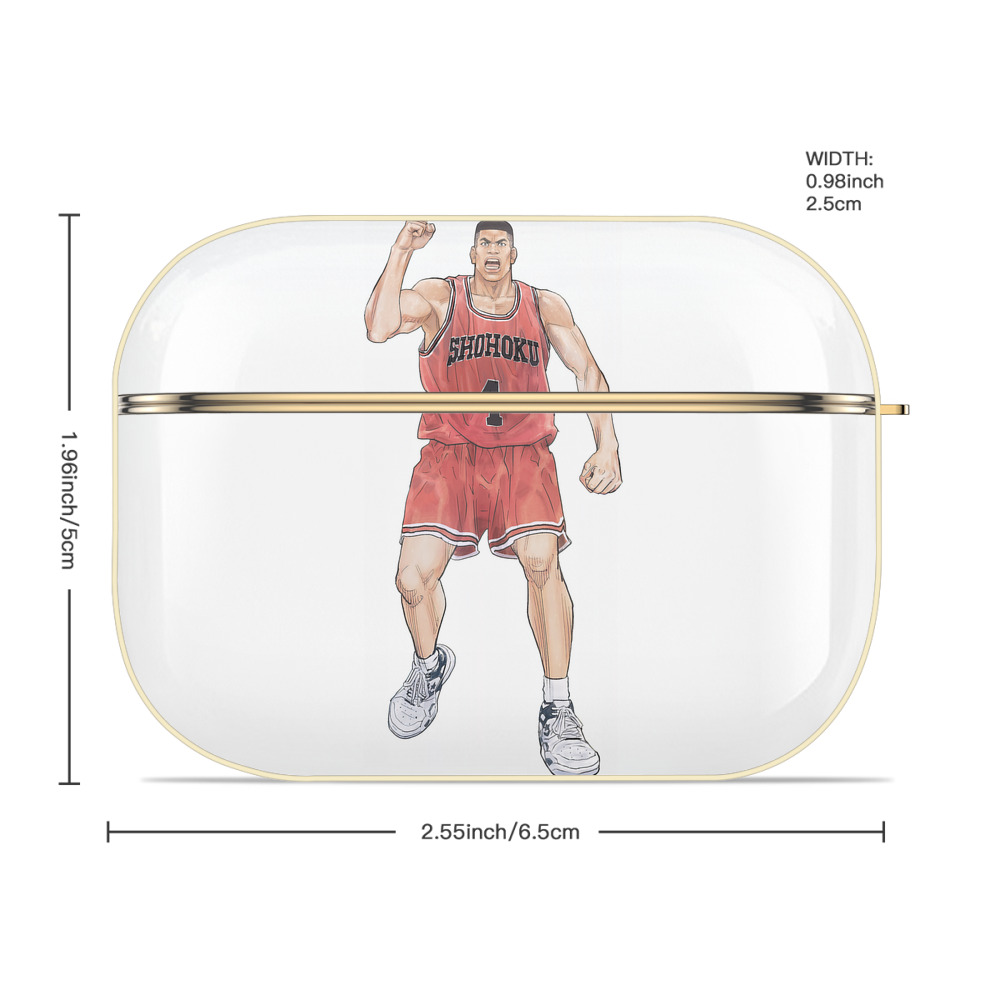 SLAM DUNK／スラムダンク 【AirPods Pro用】ハードシェル保護ケース｜耐衝撃・防指紋・カラビナ付き商品仕様