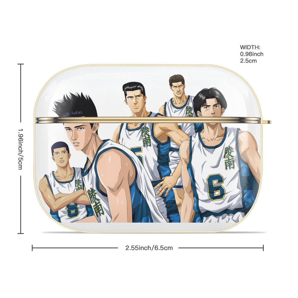SLAM DUNK／スラムダンク 【AirPods Pro用】ハードシェル保護ケース｜耐衝撃・防指紋・カラビナ付き商品仕様