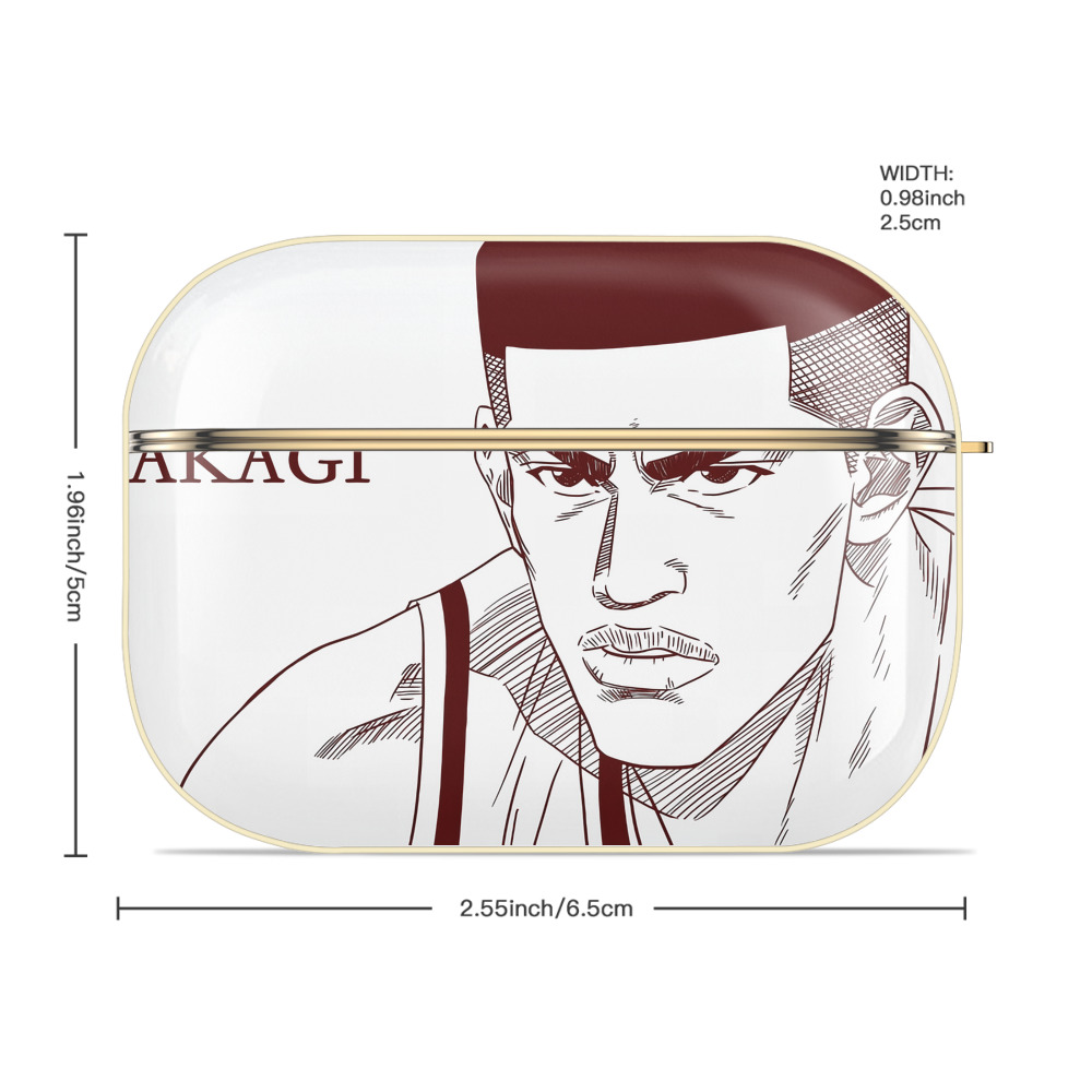 SLAM DUNK／スラムダンク 【AirPods Pro用】ハードシェル保護ケース｜耐衝撃・防指紋・カラビナ付き商品仕様