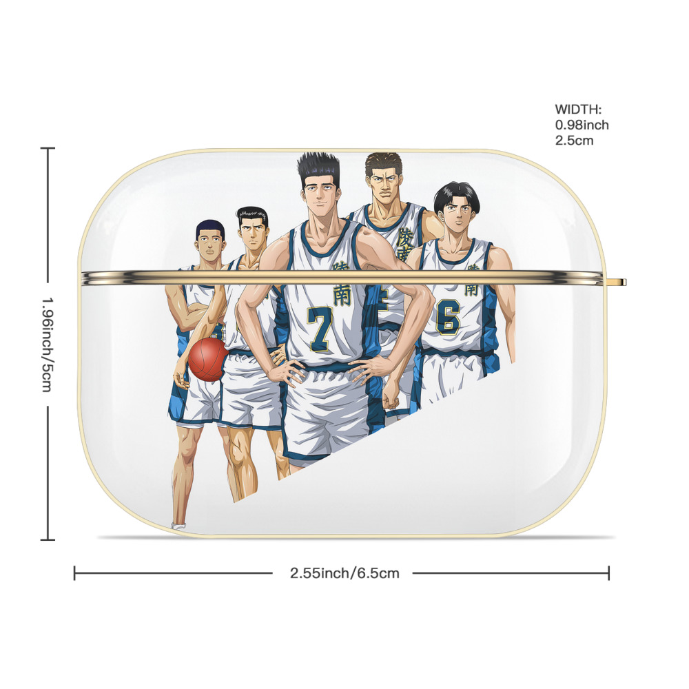 SLAM DUNK／スラムダンク 【AirPods Pro用】ハードシェル保護ケース｜耐衝撃・防指紋・カラビナ付き商品仕様