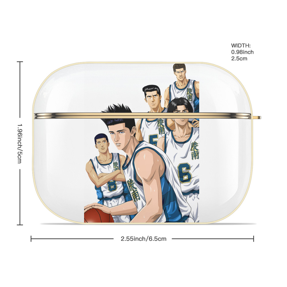 SLAM DUNK／スラムダンク 【AirPods Pro用】ハードシェル保護ケース｜耐衝撃・防指紋・カラビナ付き商品仕様