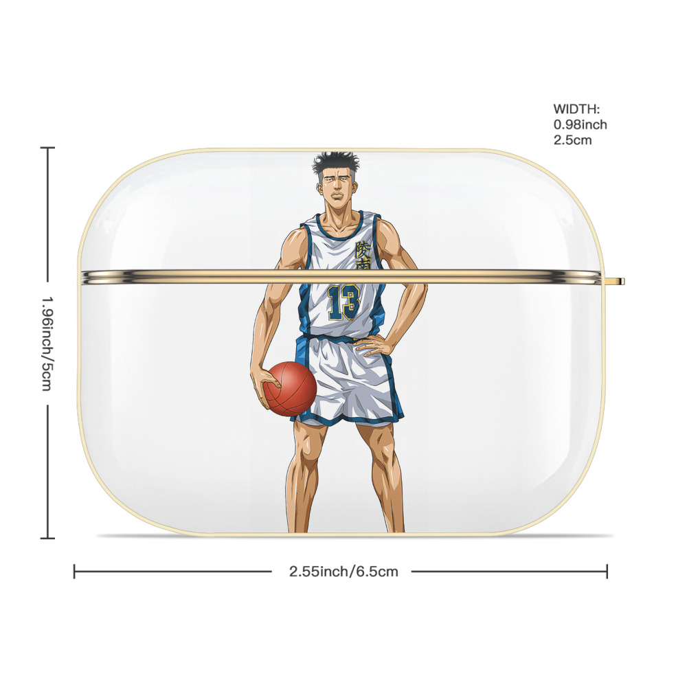 SLAM DUNK／スラムダンク 【AirPods Pro用】ハードシェル保護ケース｜耐衝撃・防指紋・カラビナ付き商品仕様