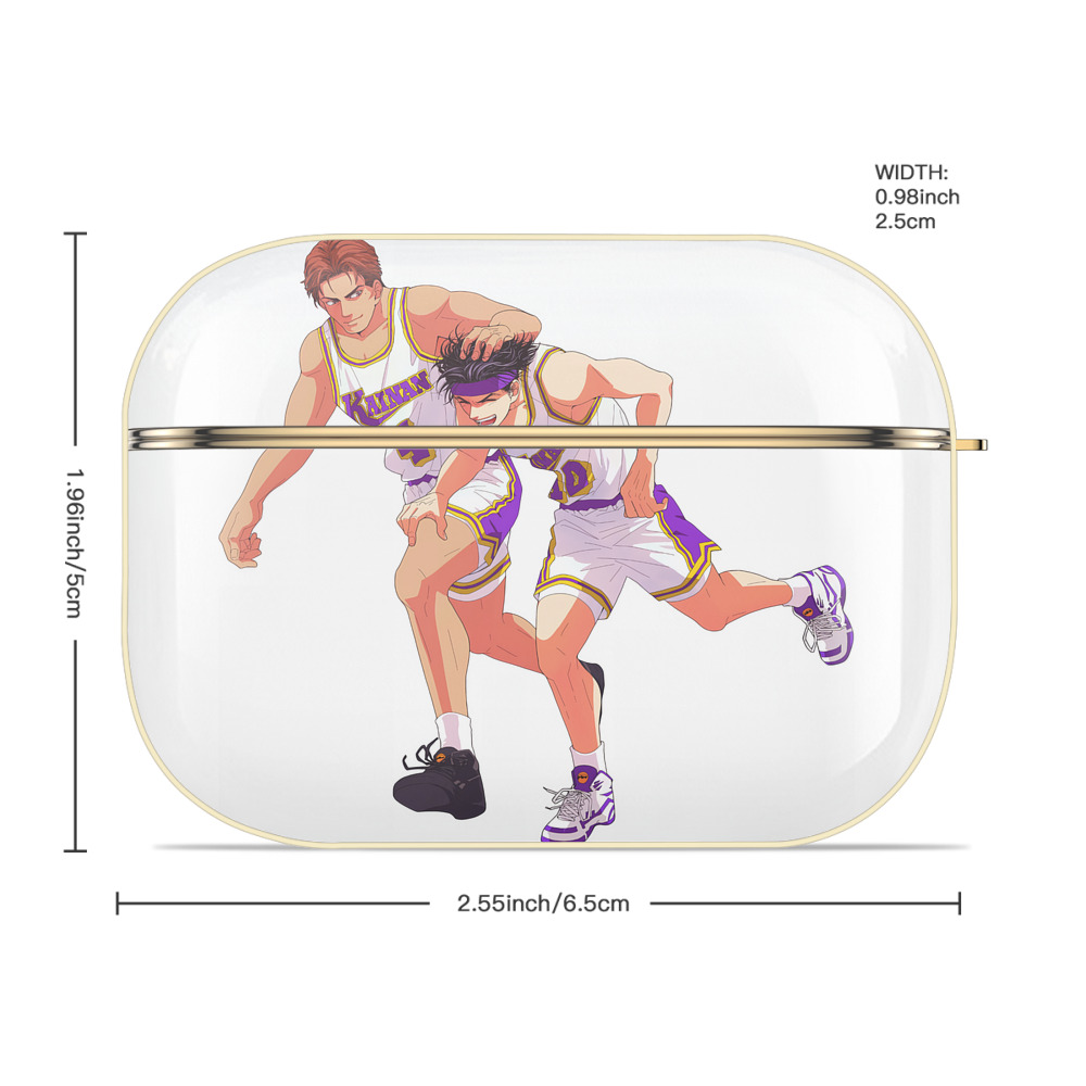 SLAM DUNK／スラムダンク 【AirPods Pro用】ハードシェル保護ケース｜耐衝撃・防指紋・カラビナ付き商品仕様