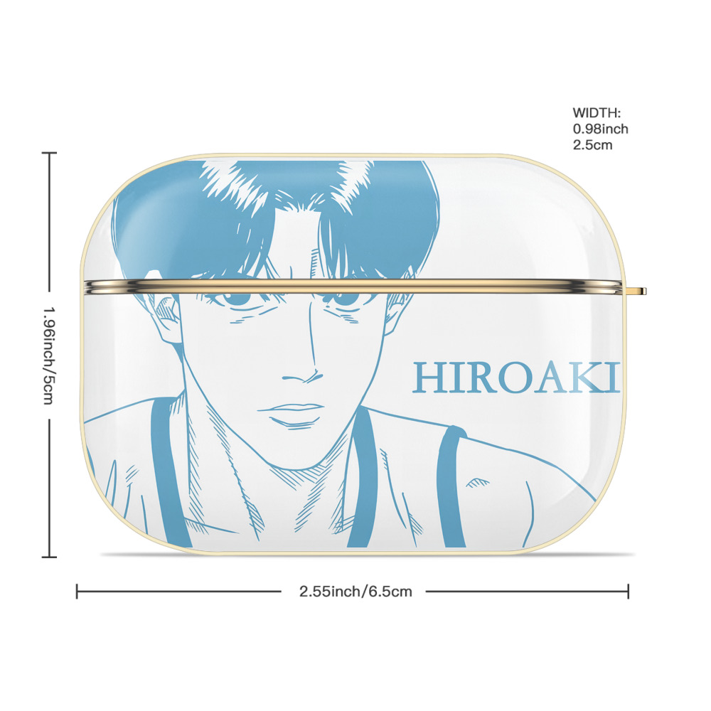 SLAM DUNK／スラムダンク 【AirPods Pro用】ハードシェル保護ケース｜耐衝撃・防指紋・カラビナ付き商品仕様