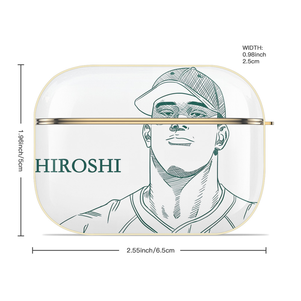 SLAM DUNK／スラムダンク 【AirPods Pro用】ハードシェル保護ケース｜耐衝撃・防指紋・カラビナ付き商品仕様