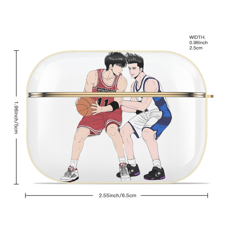 SLAM DUNK／スラムダンク 【AirPods Pro用】ハードシェル保護ケース｜耐衝撃・防指紋・カラビナ付き商品仕様
