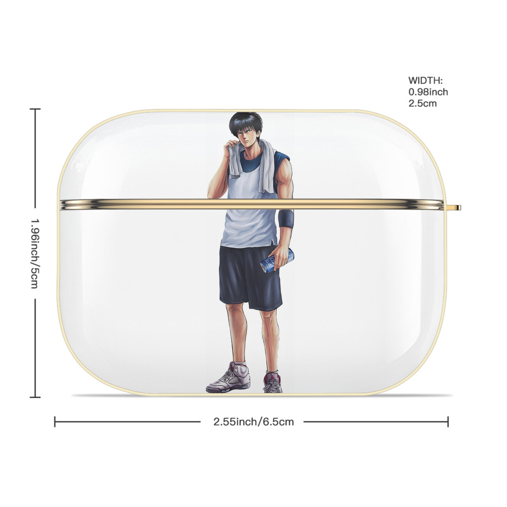 SLAM DUNK／スラムダンク 【AirPods Pro用】ハードシェル保護ケース｜耐衝撃・防指紋・カラビナ付き商品仕様