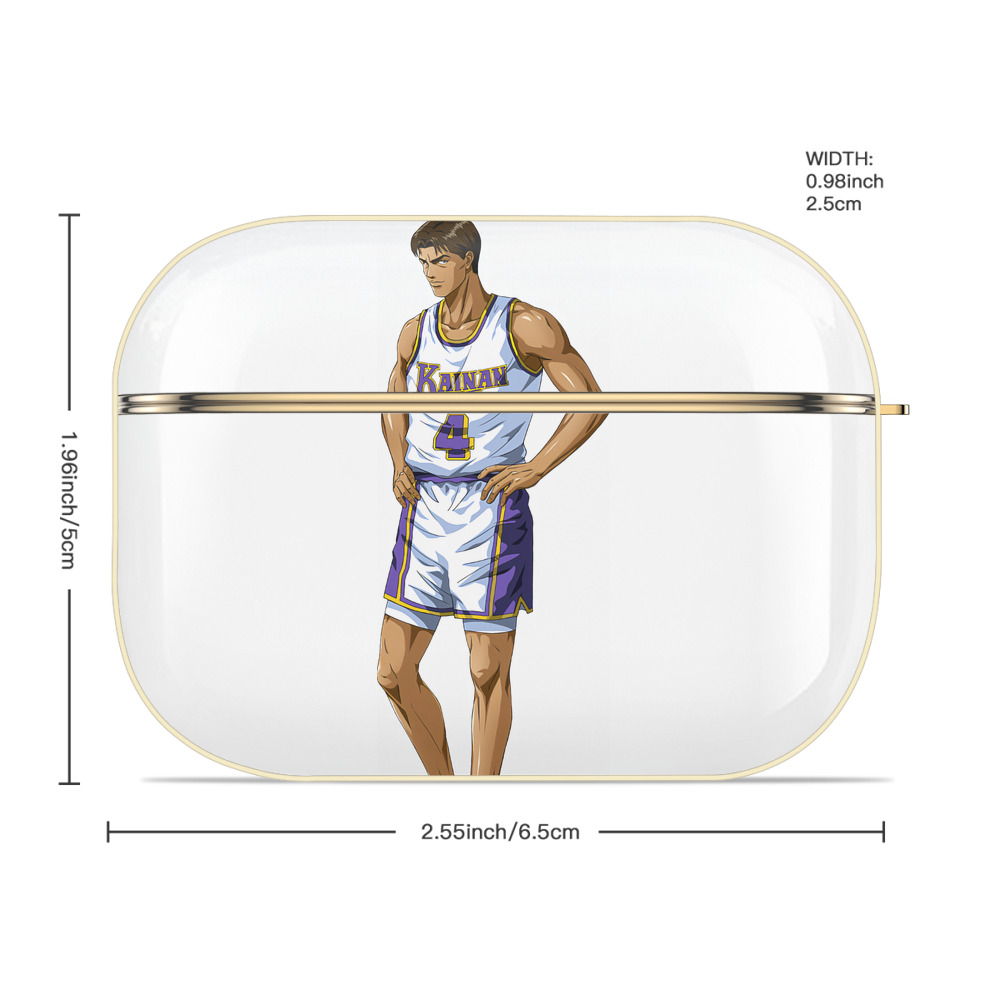 SLAM DUNK／スラムダンク 【AirPods Pro用】ハードシェル保護ケース｜耐衝撃・防指紋・カラビナ付き商品仕様