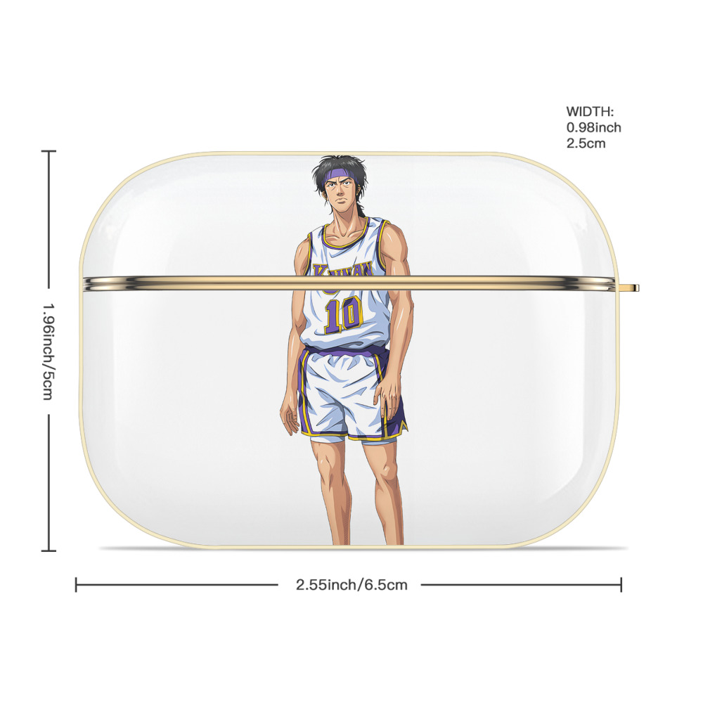 SLAM DUNK／スラムダンク 【AirPods Pro用】ハードシェル保護ケース｜耐衝撃・防指紋・カラビナ付き商品仕様