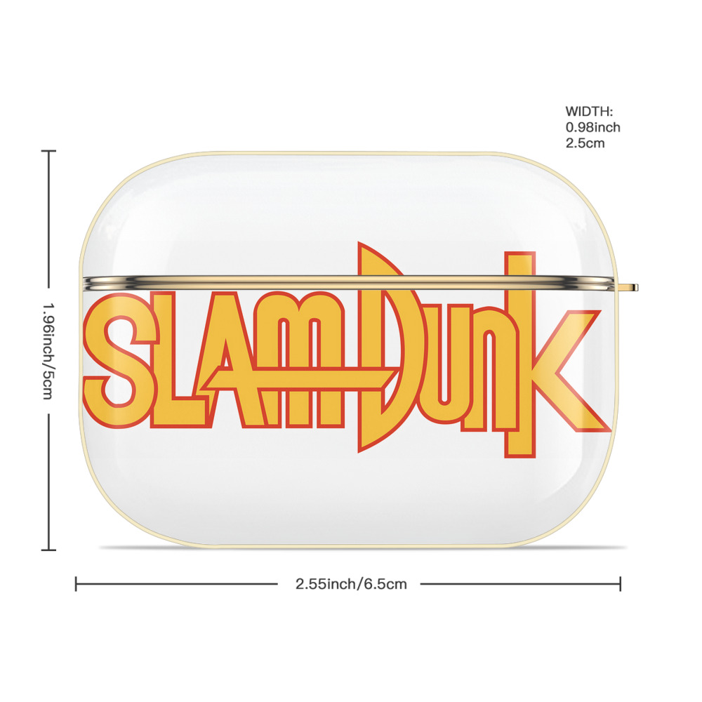 SLAM DUNK／スラムダンク 【AirPods Pro用】ハードシェル保護ケース｜耐衝撃・防指紋・カラビナ付き商品仕様