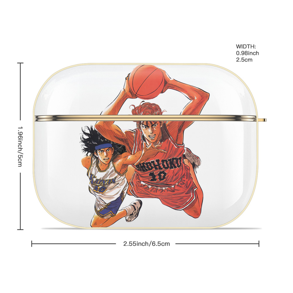 SLAM DUNK／スラムダンク 【AirPods Pro用】ハードシェル保護ケース｜耐衝撃・防指紋・カラビナ付き商品仕様