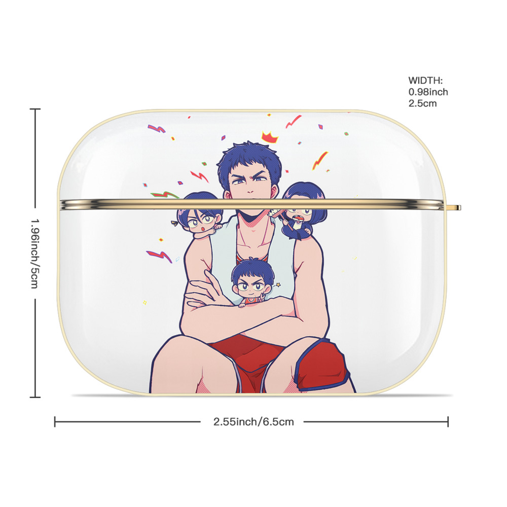 SLAM DUNK／スラムダンク 【AirPods Pro用】ハードシェル保護ケース｜耐衝撃・防指紋・カラビナ付き商品仕様