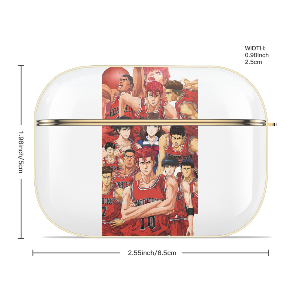 SLAM DUNK／スラムダンク 【AirPods Pro用】ハードシェル保護ケース｜耐衝撃・防指紋・カラビナ付き商品仕様