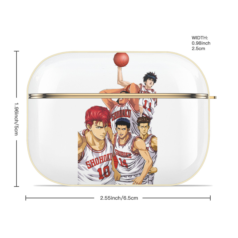 SLAM DUNK／スラムダンク 【AirPods Pro用】ハードシェル保護ケース｜耐衝撃・防指紋・カラビナ付き商品仕様