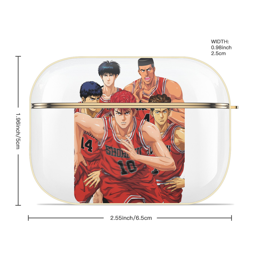 SLAM DUNK／スラムダンク 【AirPods Pro用】ハードシェル保護ケース｜耐衝撃・防指紋・カラビナ付き商品仕様