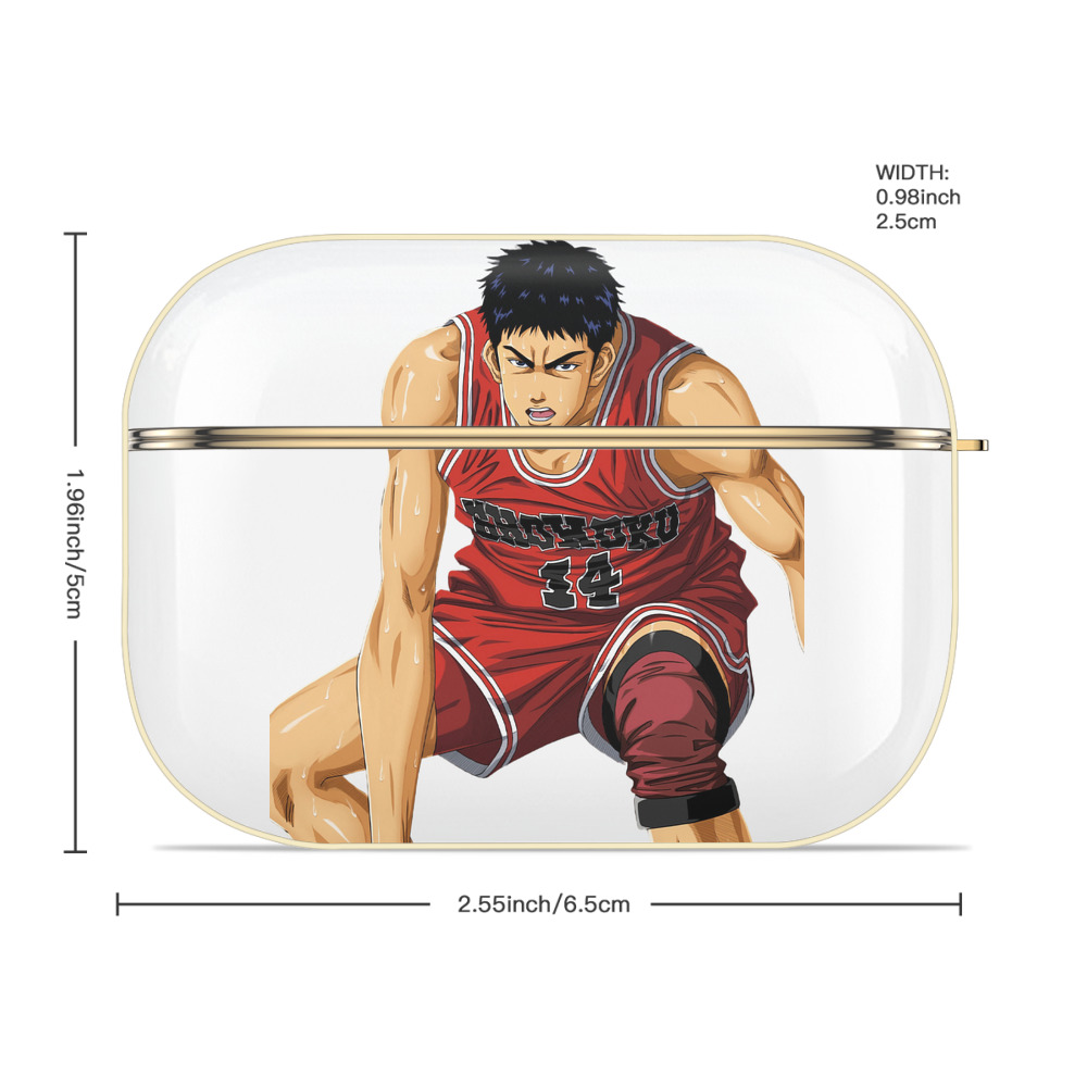 SLAM DUNK／スラムダンク 【AirPods Pro用】ハードシェル保護ケース｜耐衝撃・防指紋・カラビナ付き商品仕様
